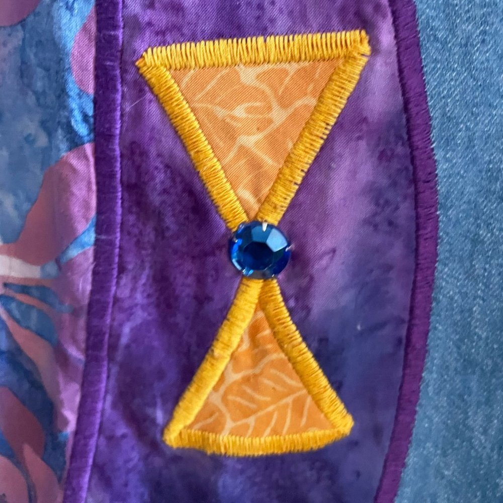 Rare Vintage Alfredo's Wife Art To Wear Dress Woman P… Gem